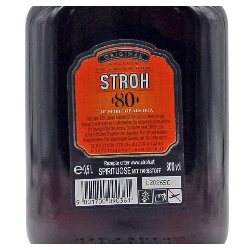 Stroh 80 Original 0,5 L 80% vol